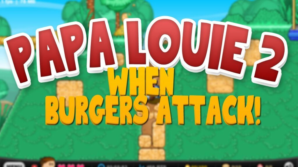 Papa Louie 2: When Burgers Attack Unblocked" - Join Papa Louie in this burger-themed adventure! Fight mutant food, rescue friends, and save the day!
